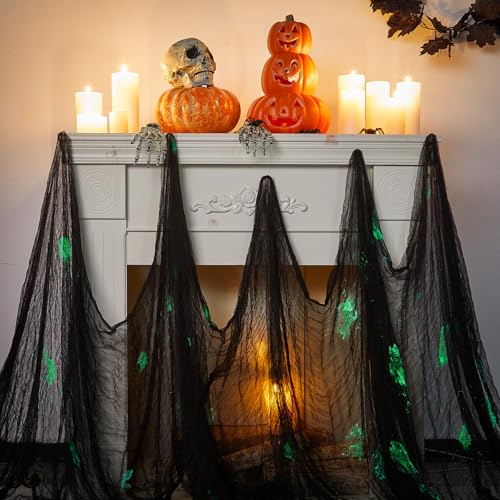 Luminous Halloween Cheesecloth Fabric Decorations O629727