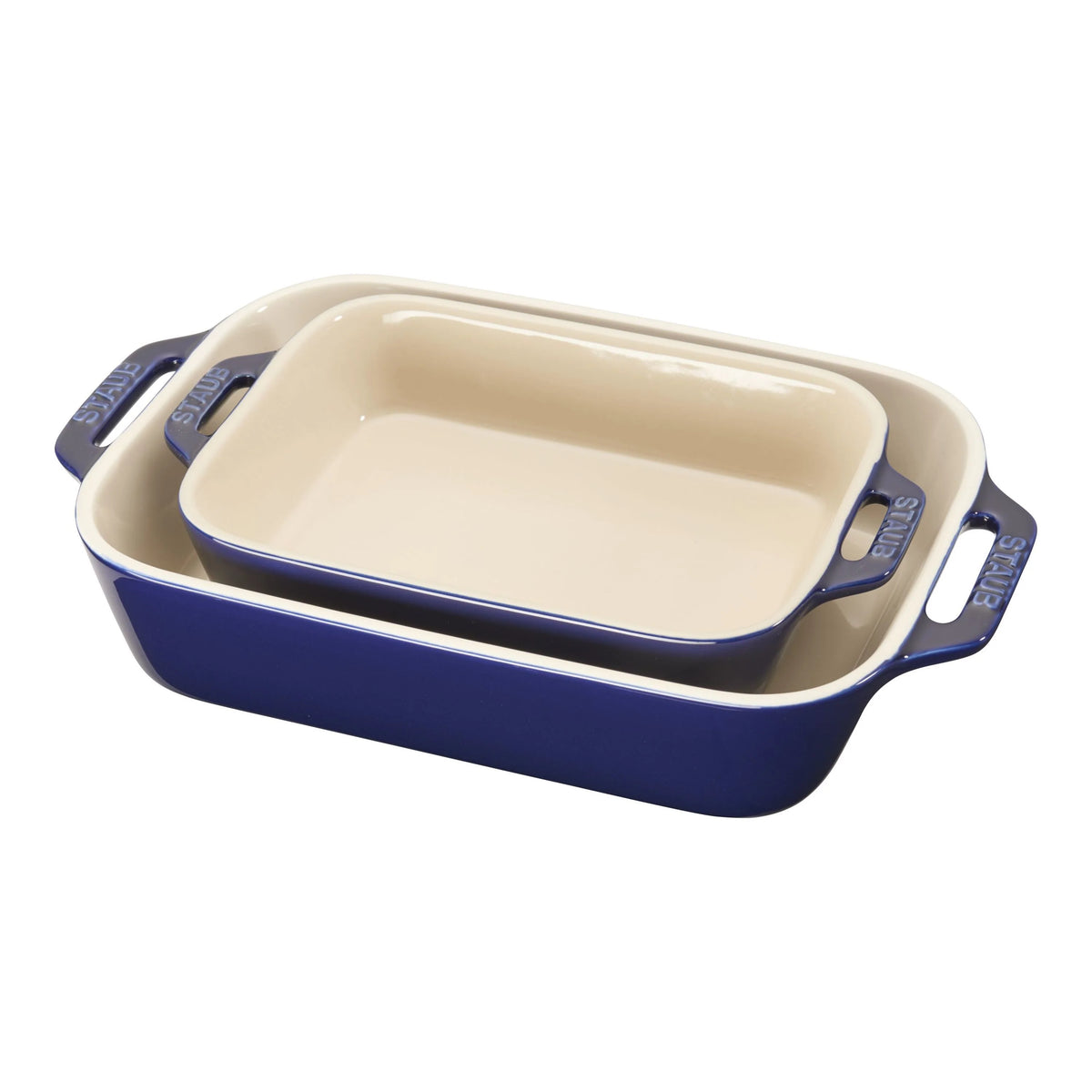 2pc Rectangular Ceramic Baking Dish Set C988