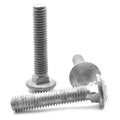 1/4 inch-20 x 7 inch Coarse Thread Grade A Carriage Bolt Low Carbon Steel Hot Dip Galvanized Pk 100 K86245