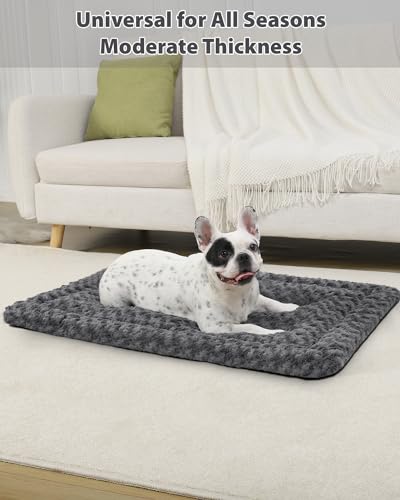 Gray 41 x 27 Inch Washable Dog Bed Mat Z873
