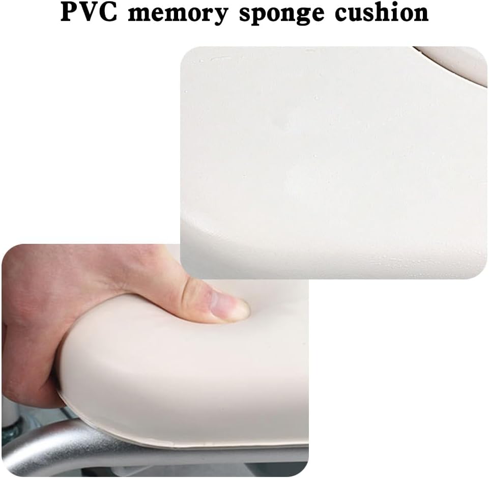 Multifunction Wheeled Mobile Toilet Commode Shower Chair Wheelchair with Wheels H316467