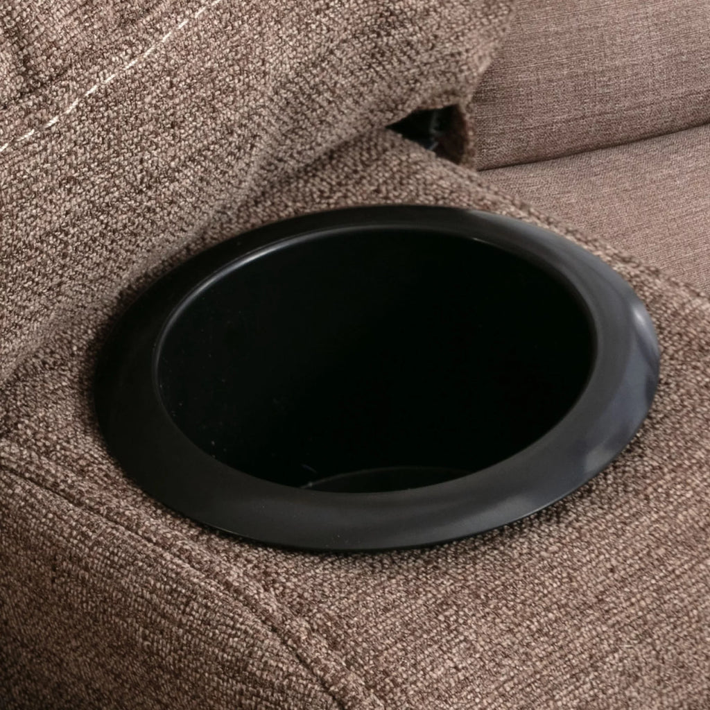 Manual Rocking Recliner Chair with 2 cup holders D2563