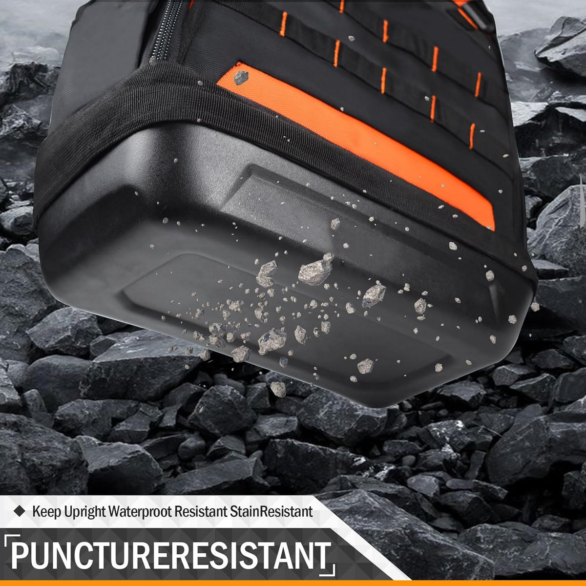 Heavy Duty Tool Backpack with Waterproof Base S174