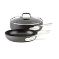 2 Piece Nonstick Fry Pan and Saute Pan Set W260