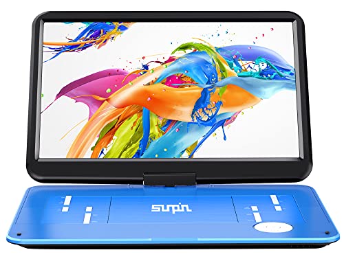 17.9" Portable DVD Player with 15.6" HD Swivel Screen, Black D886