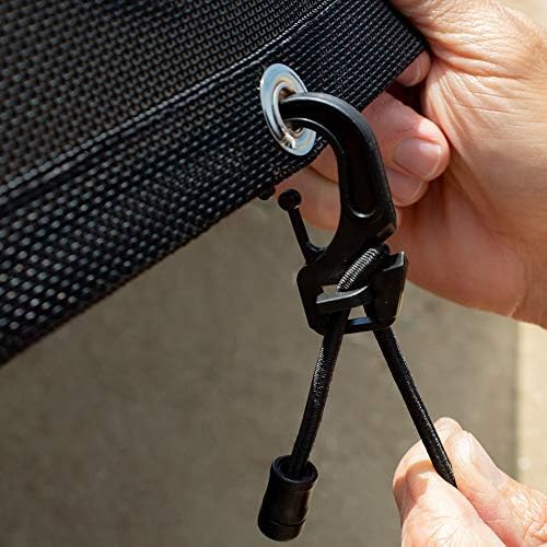 Black Mesh Sun Shade 6' x 12' Q38507