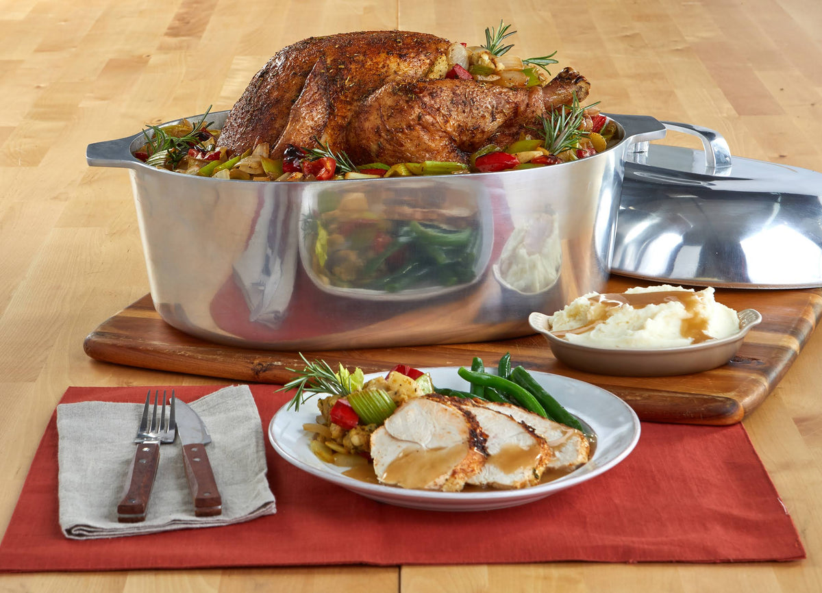 18 inch Aluminum Roaster J48207