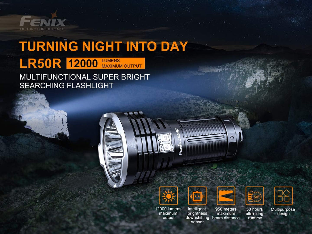 12000 Lumen Rechargeable Flashlight N254