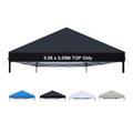 White Waterproof Canopy Replacement Top with Ropes L182