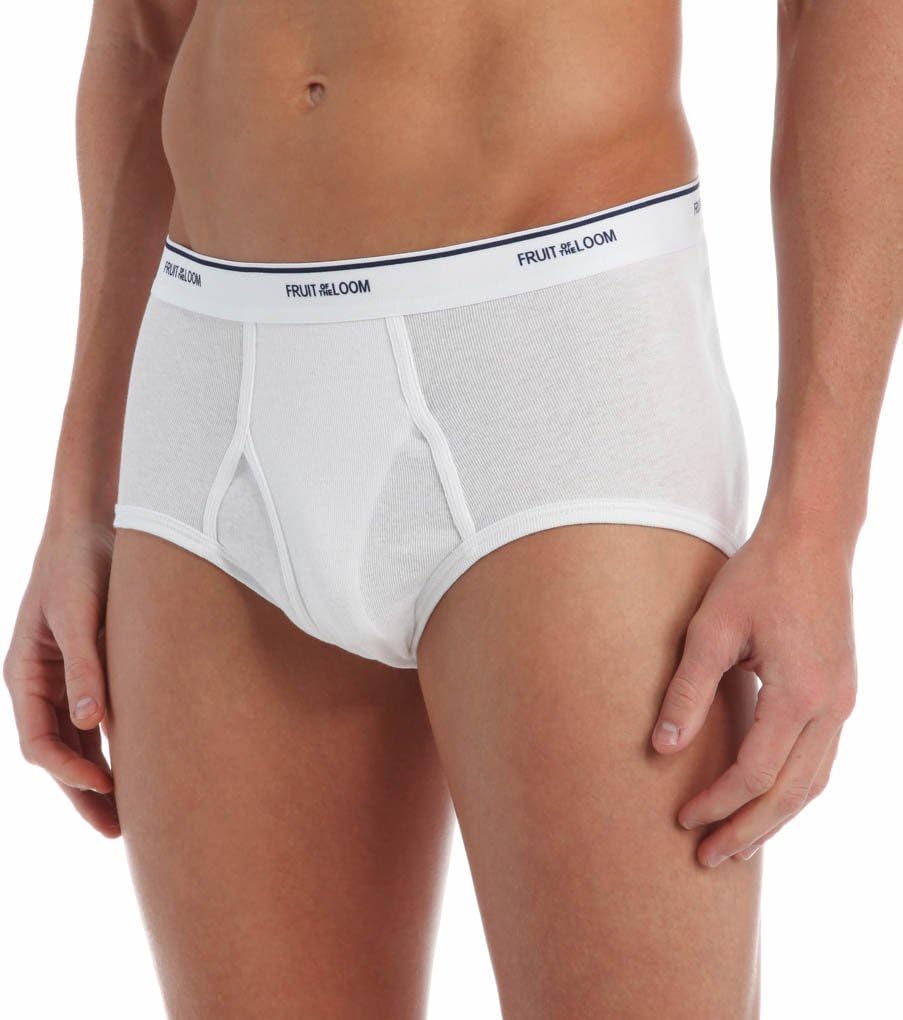White Cotton Brief Multi-Pack Q58617