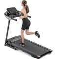 Folding Treadmill with Incline, 330 LBS Weight, 3.5HP Electric Q335469