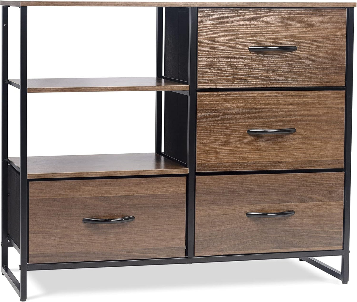 8 Drawer Dresser with Wooden Top and Steel Frame R321