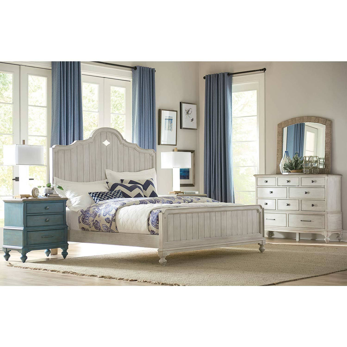 Blue Nightstand A34306