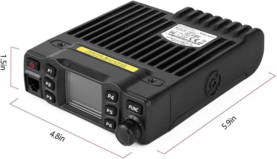 25 Watt Mini Dual Band VHF UHF Two Way Radio J498588