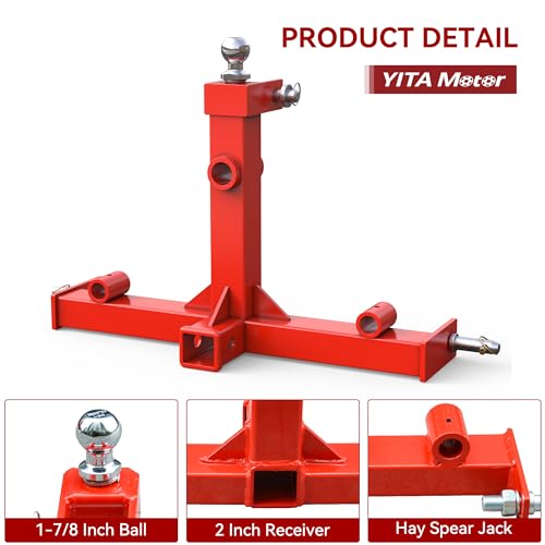 3 Point Trailer Hitch with 2" Receiver U558