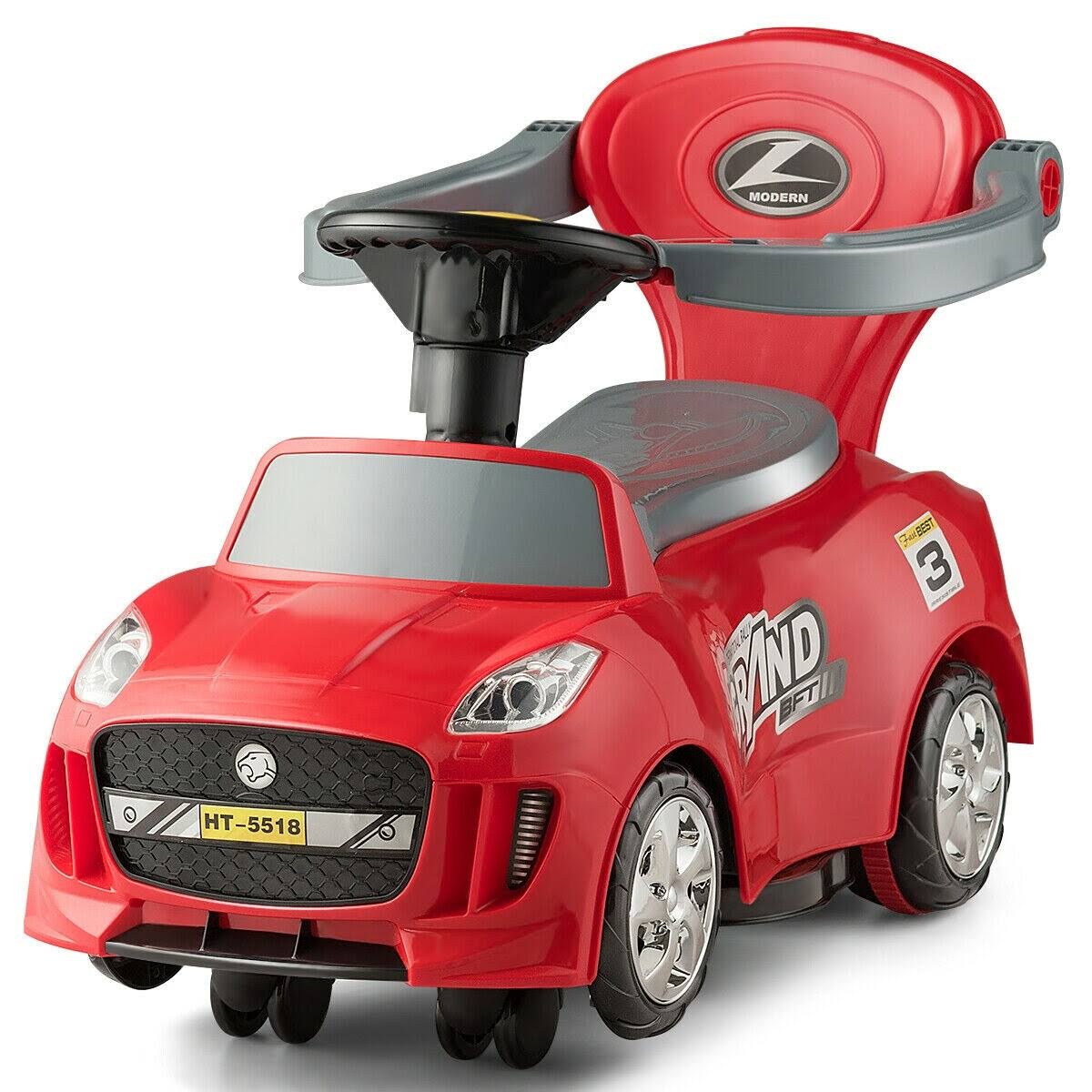 Red 3 in 1 Kids Ride on Push Car Stroller Wagon C708