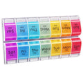 Monthly Pill Organizer 2 Times A Day, 30 Day Medicine Organizer, AM PM Pill Cases, 4 Week Pill Box T862