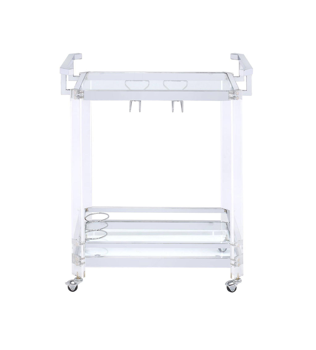 Clear Serving Cart E8126
