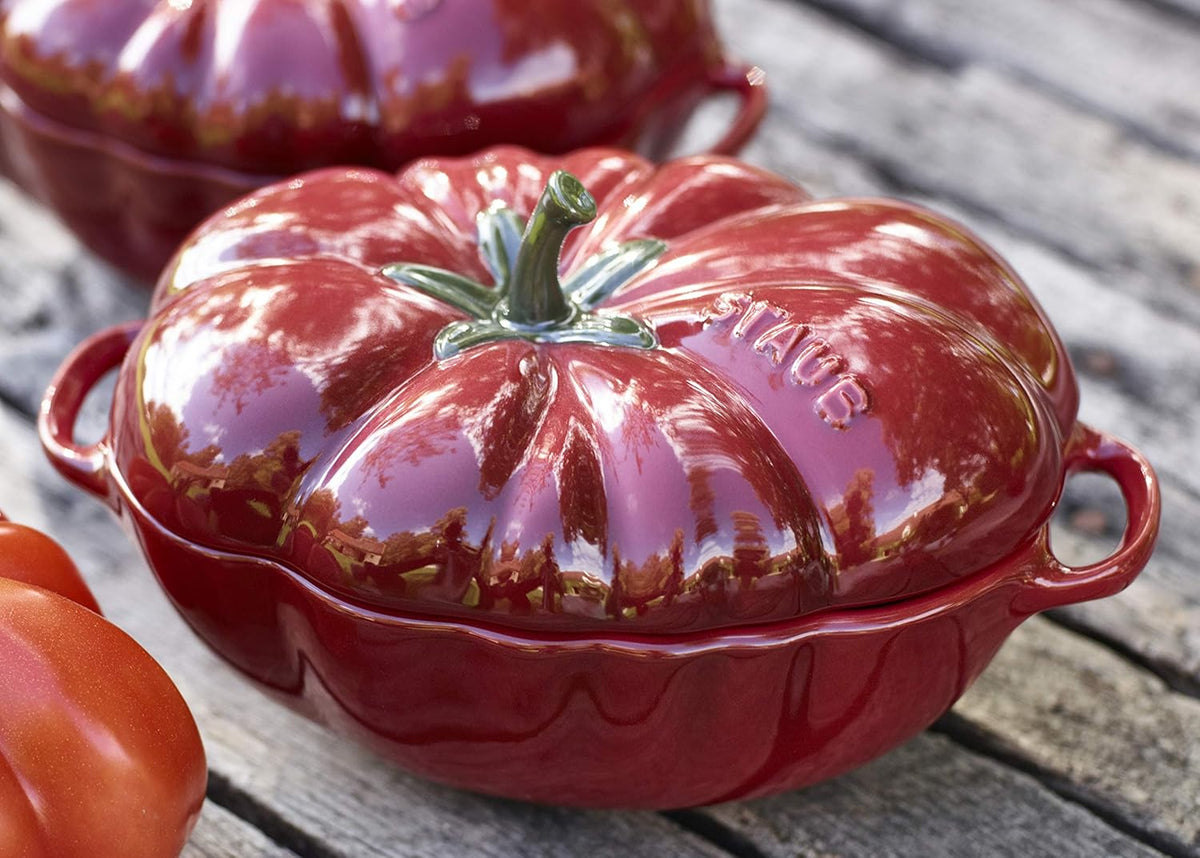Enamelled Ceramic Tomato Casserole M254