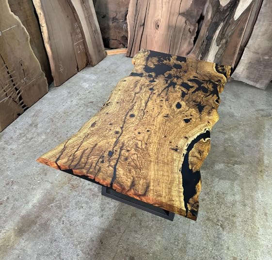 Epoxy Wooden Dining Table (30 x 36 x 24 Inches) C64272