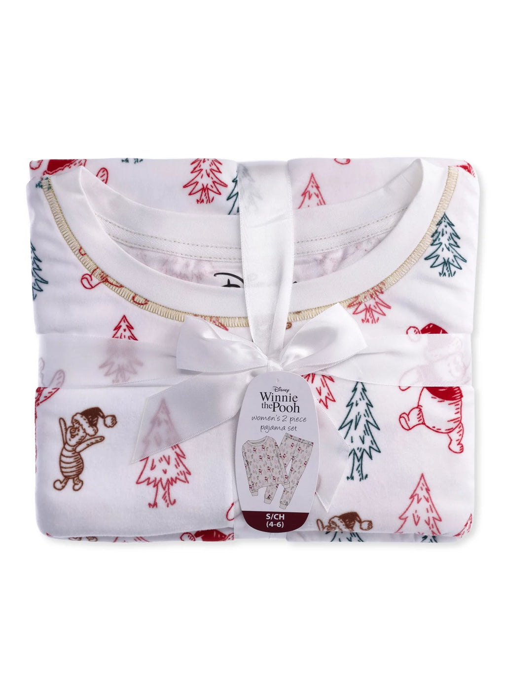 Women's Christmas Top and Pants Pajama Set, 2-Piece S372453