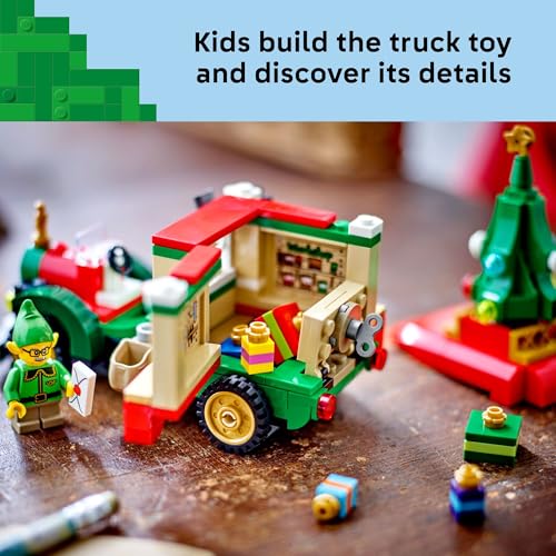 Santa’s Delivery Truck Building Toy E263421