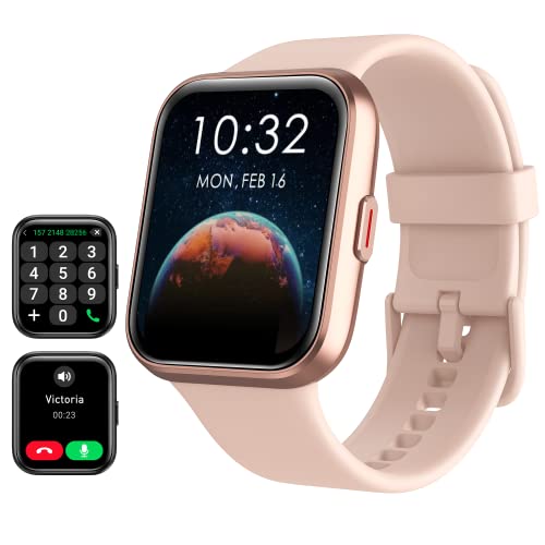 1.8" Touch Screen Smart Watch with Alexa Built-in, IP68 Waterproof M831