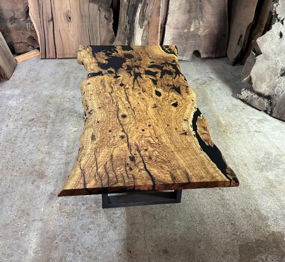 Epoxy Wooden Dining Table (30 x 36 x 24 Inches) C64272