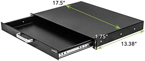 19 Inch 1U Rack Mount Drawer with Key W8440