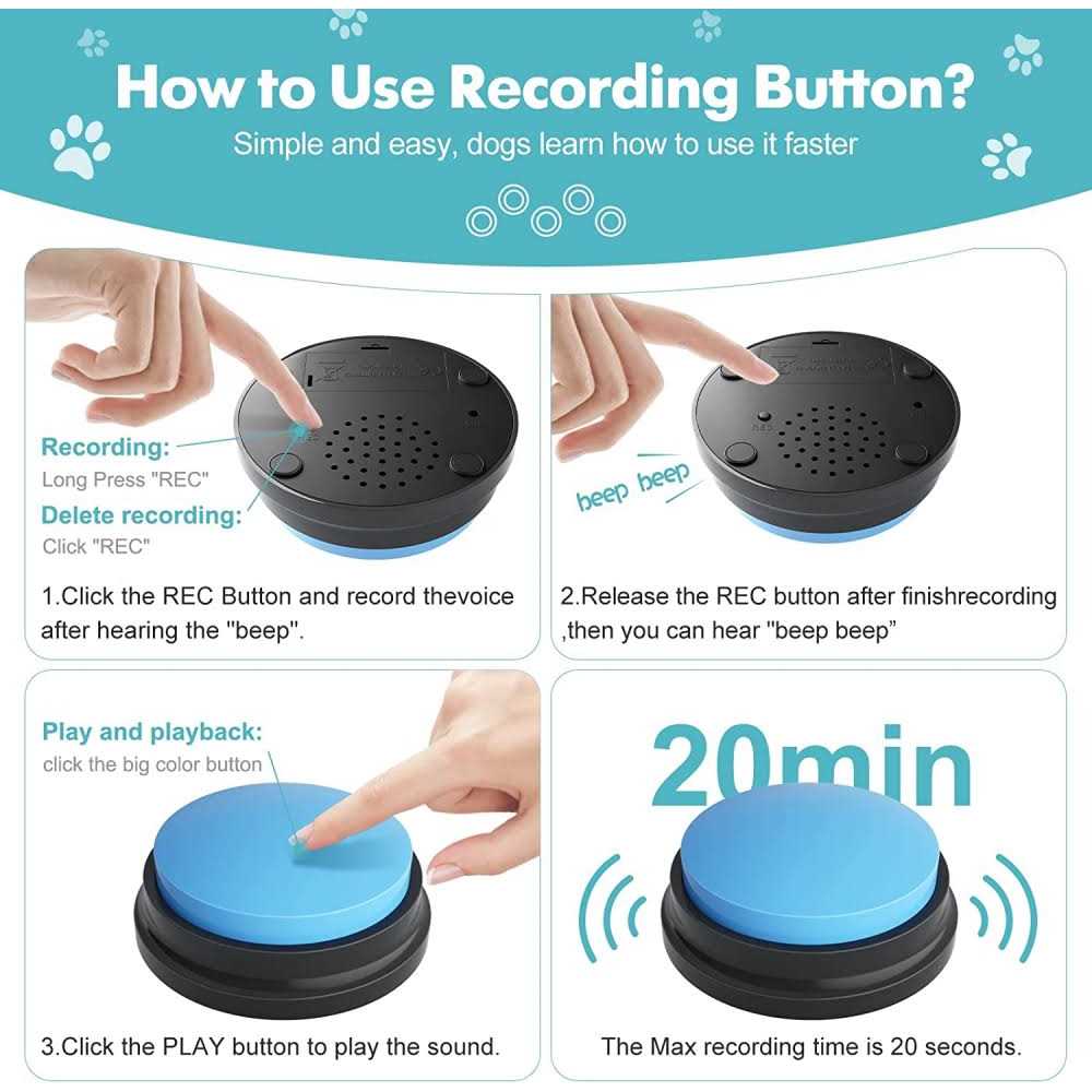 Dog Buttons for Communication Starter Pack P512424