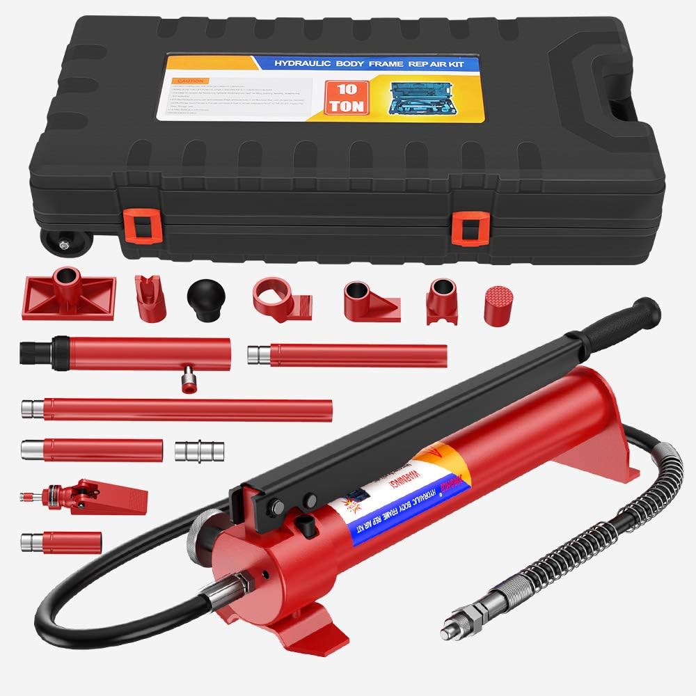 10 Ton Hydraulic Jack Auto Body Frame Repair Kit E9762