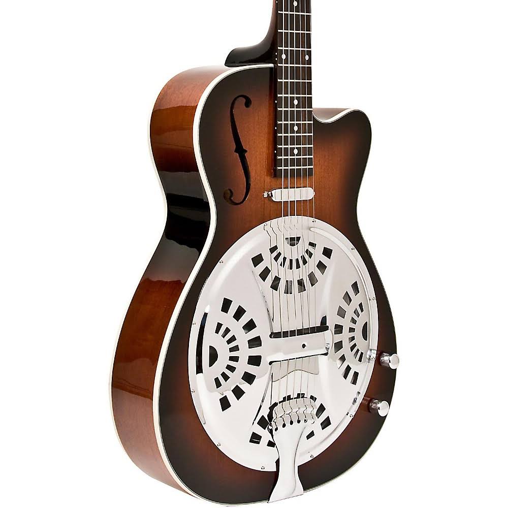 Vintage Sunburst Resonator Guitar Q825738
