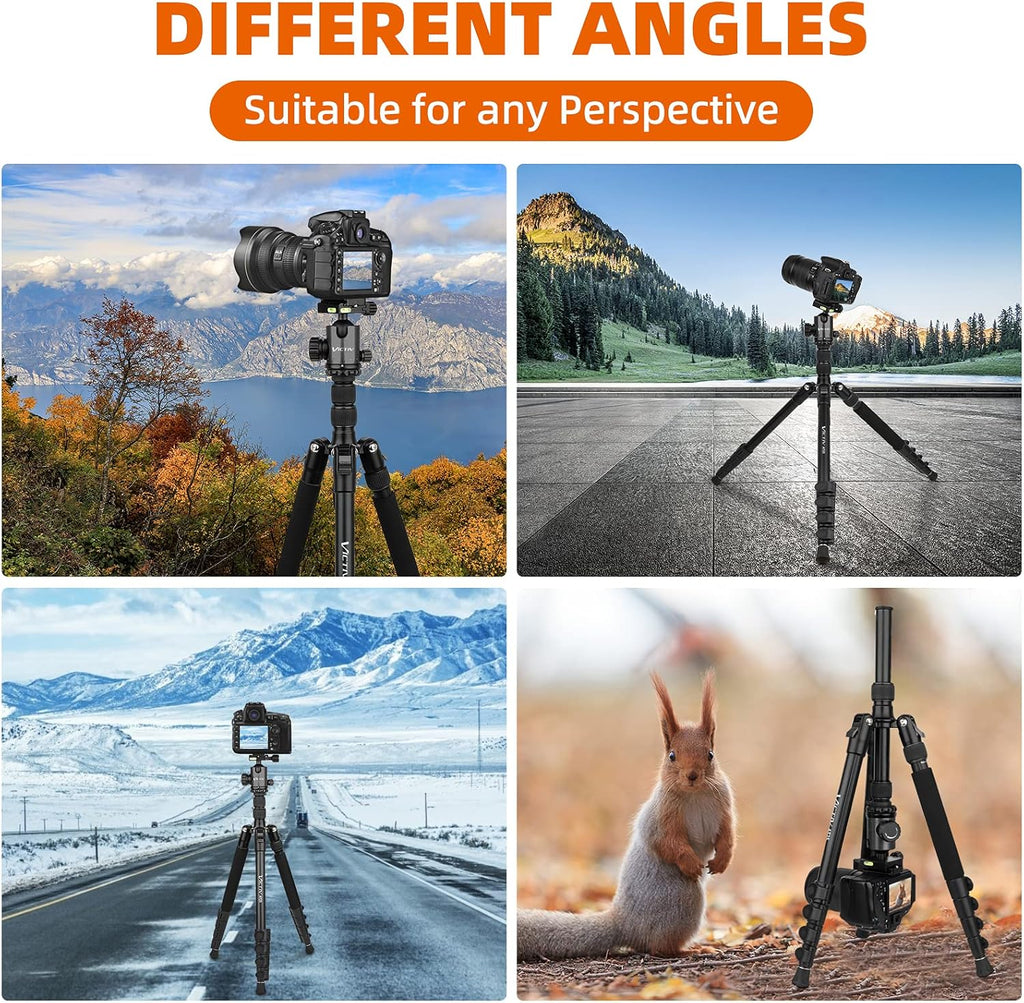 Compact Aluminum Camera Tripod with 360 Degree Ball Head L47517