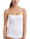 White Long Camisole with Shelf Bra K39815