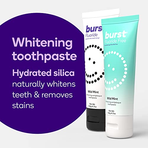 4.7oz 2 Pack Wild Mint Fluoride Free Whitening Toothpaste G727