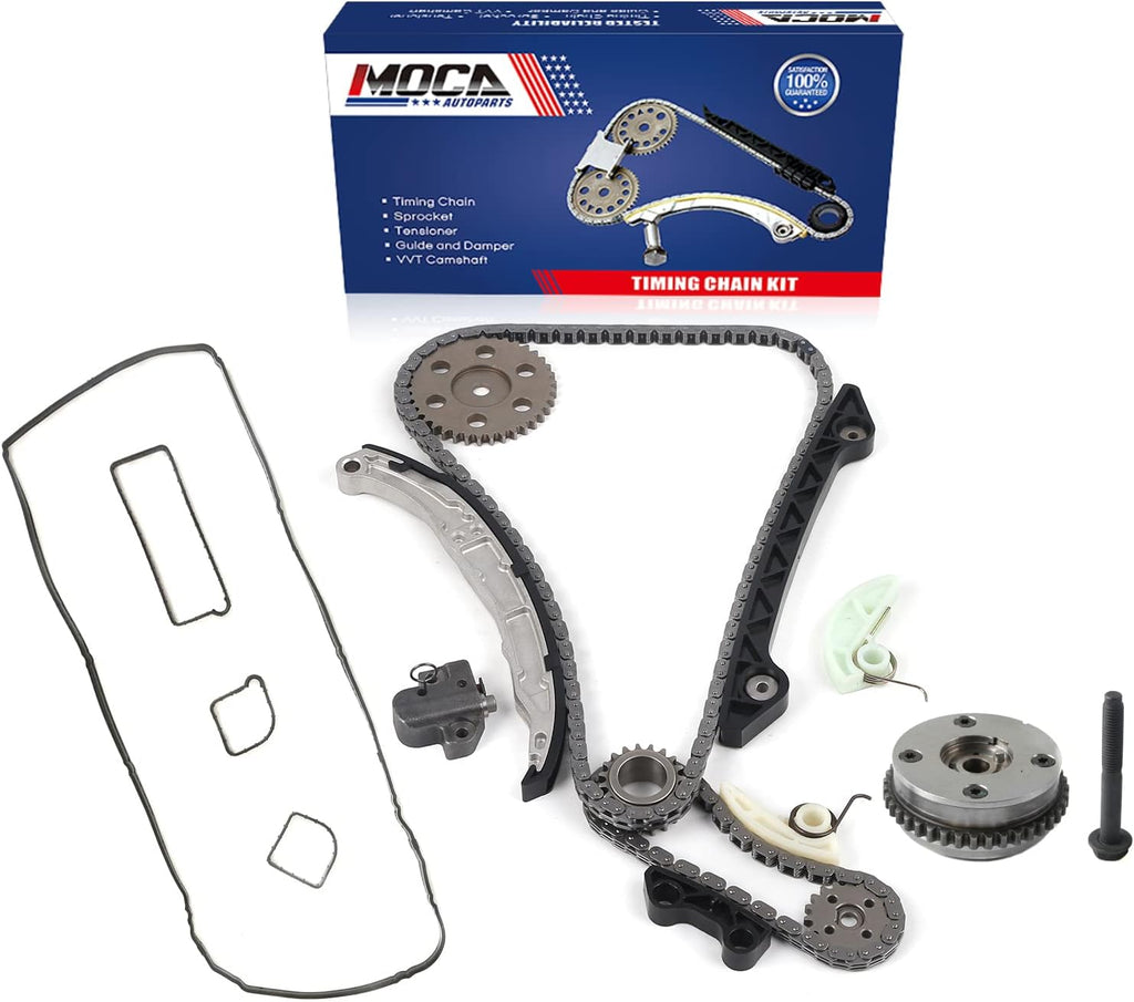 Timing Chain Kit and Variable Valve Timing Sprocket and Valve Cover Gasket X171