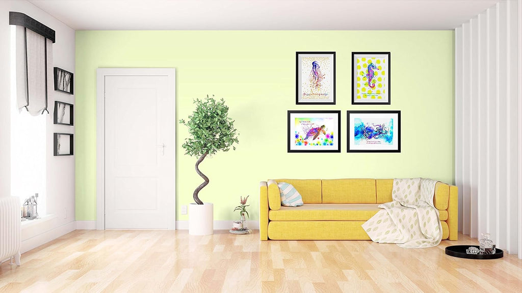 Pink Sea Animals Canvas Wall Art N699497