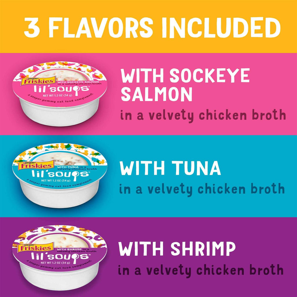 Grain Free Wet Cat Food Variety Pack with Salmon Tuna or Shrimp K83665