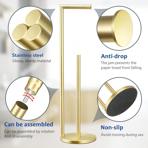 Toilet Paper Holder Stand with Storage J19254