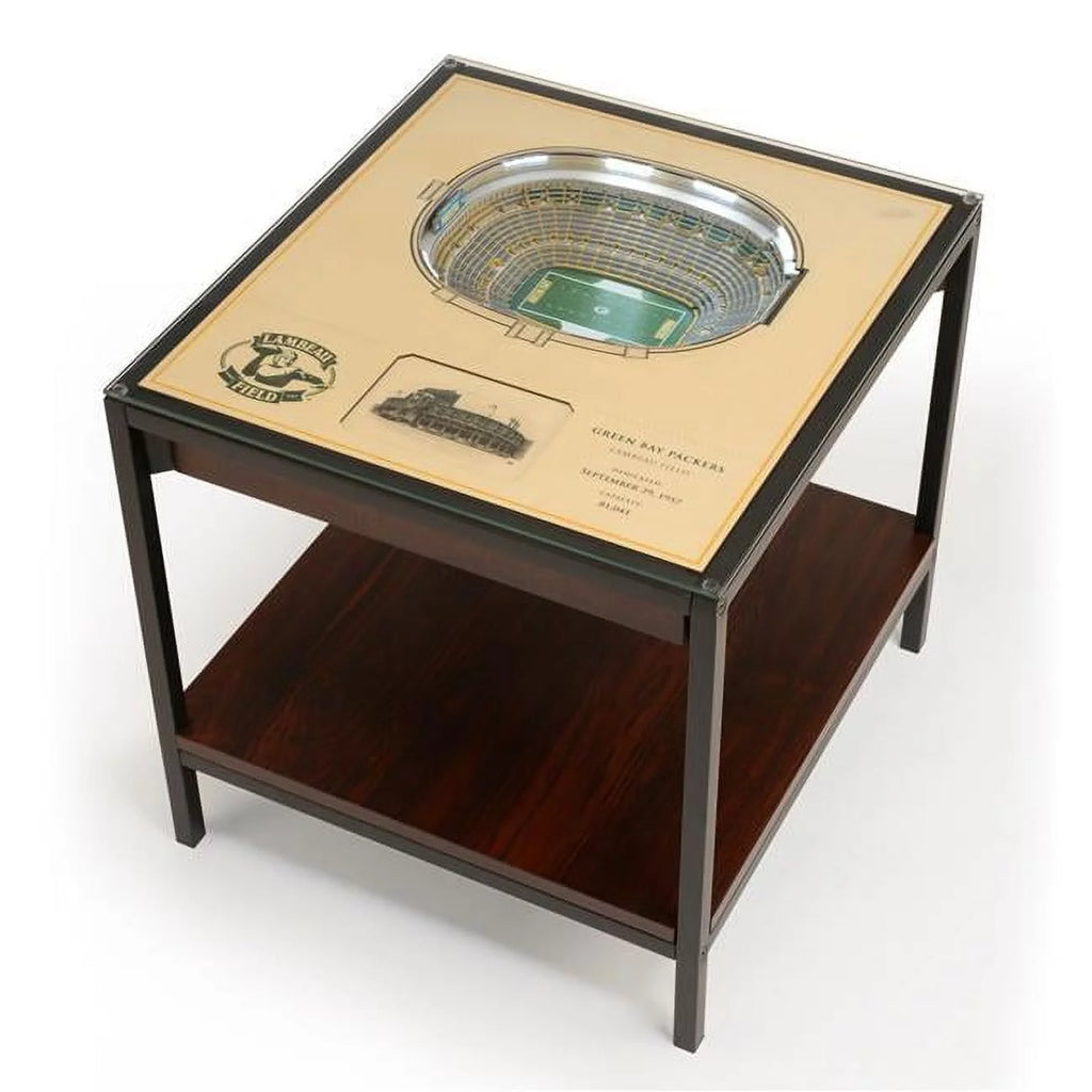 25.5 x 19.5 x 3.5 in. Lighted End Table U702