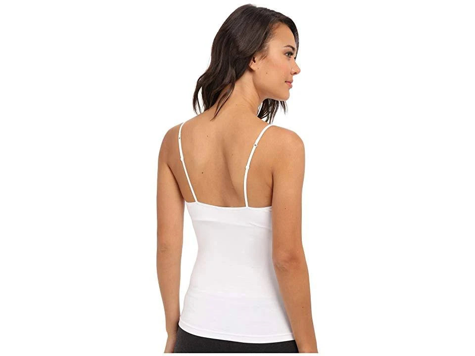 White Long Camisole with Shelf Bra K39815