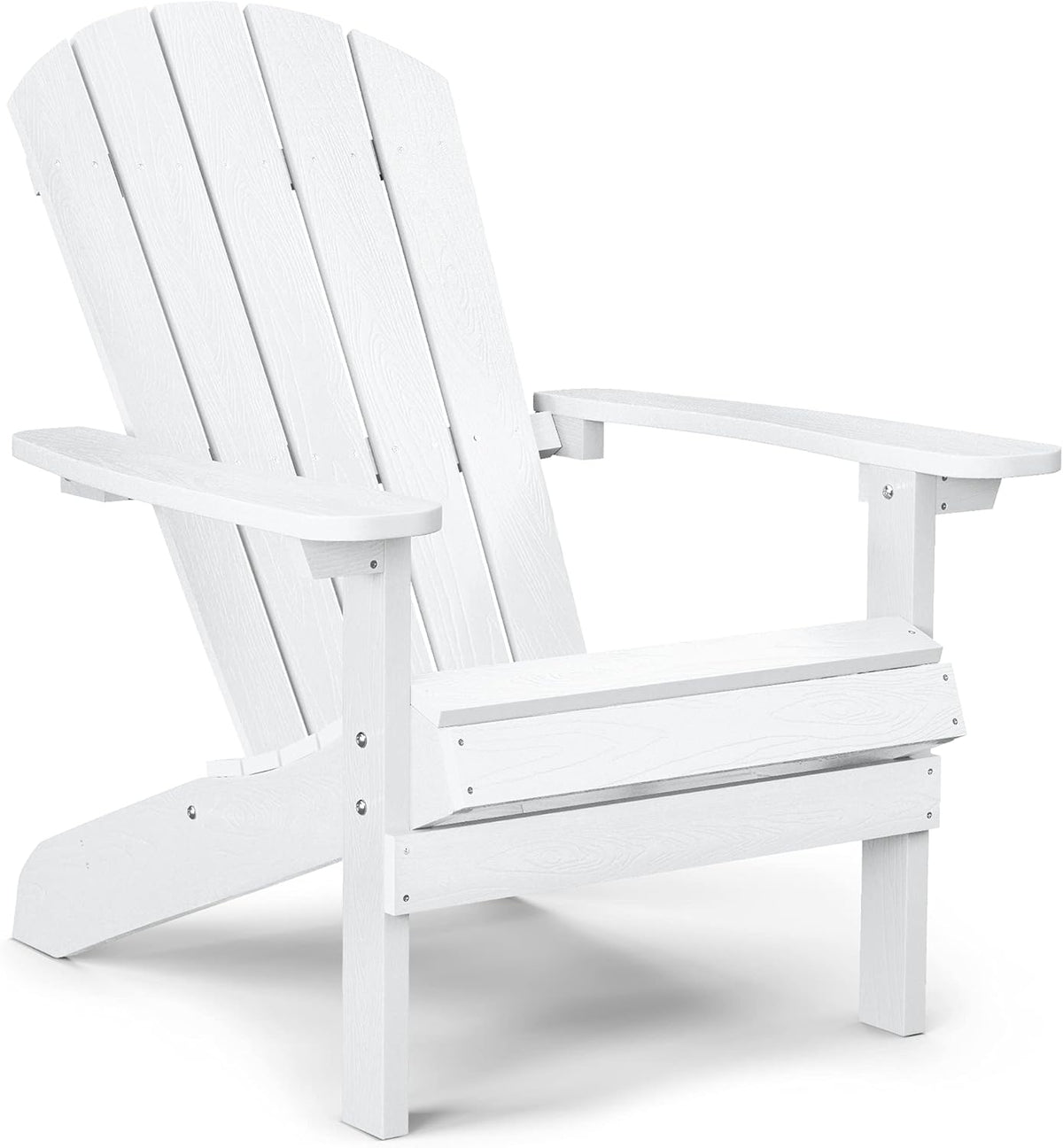 Black Plastic Weather Resistant Adirondack Chair C2769