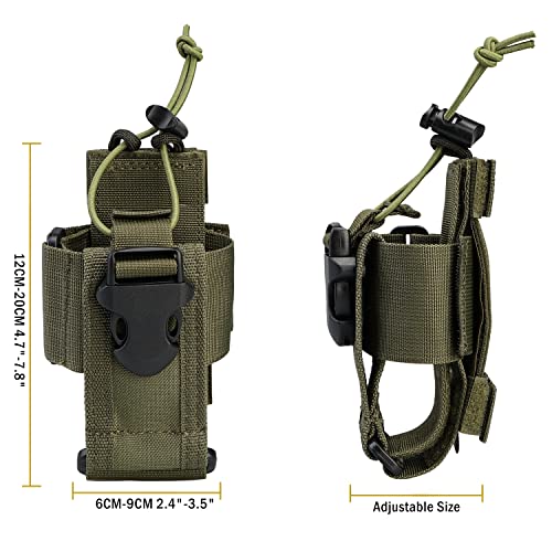 MOLLE Radio Pouch Universal Walkie Talkie Holster W6293