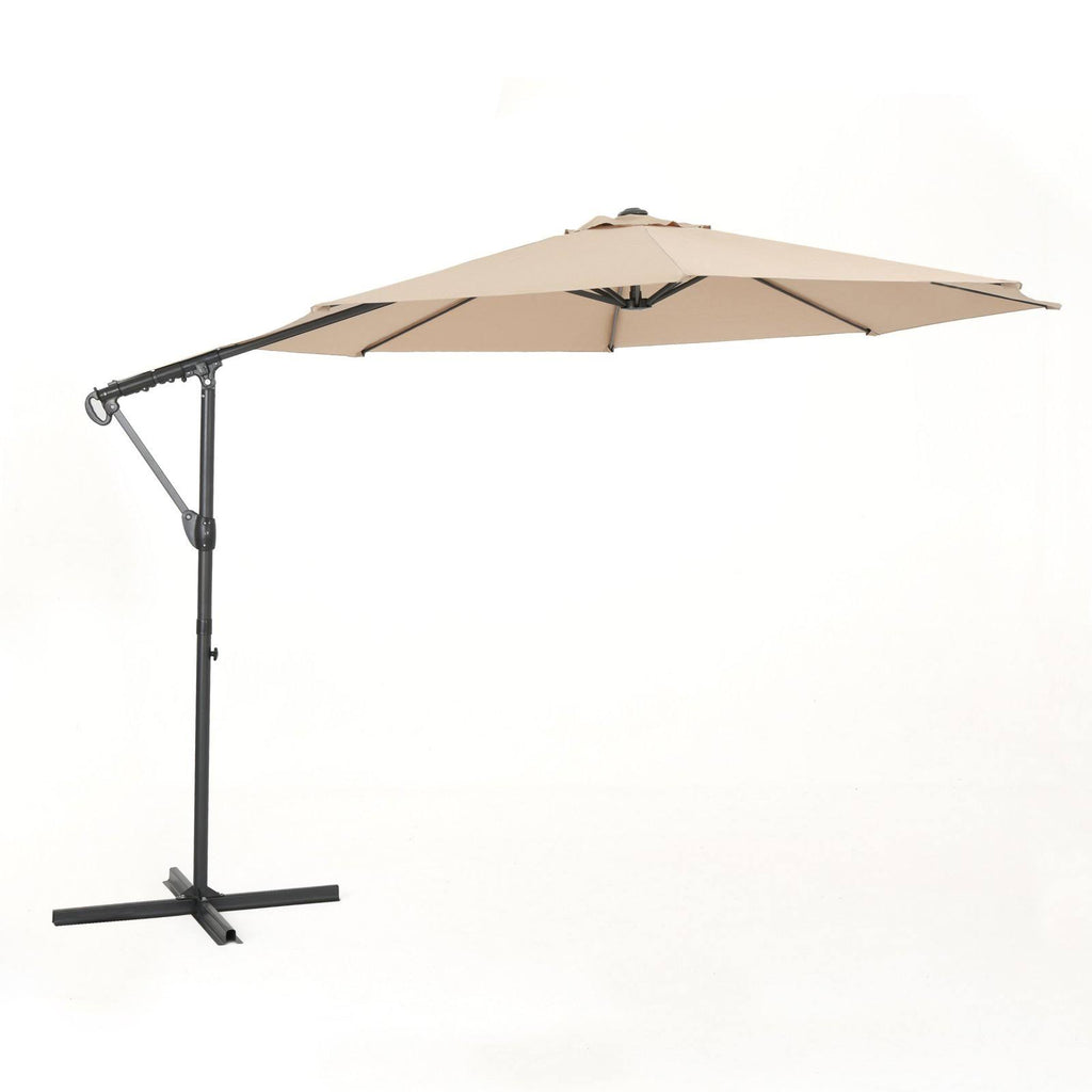 9.5-Foot Steel Canopy Umbrella with Base B5368