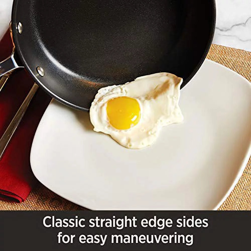 2 Piece Nonstick Fry Pan and Saute Pan Set W260