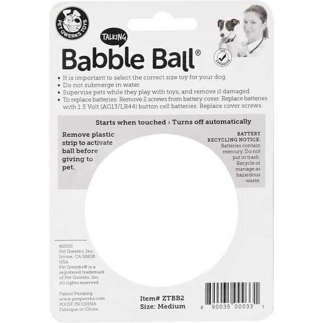 Talking Babble Ball Medium N97686