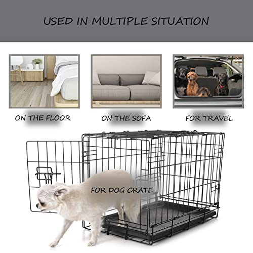 Gray 41 x 27 Inch Washable Dog Bed Mat Z873