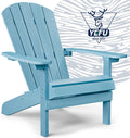 Black Plastic Weather Resistant Adirondack Chair C2769
