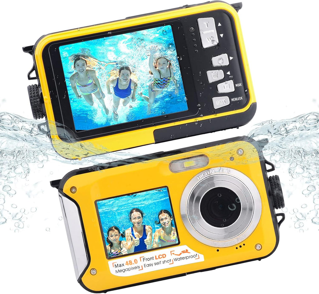 13FT Waterproof Underwater Camera Dual Display Blue U998