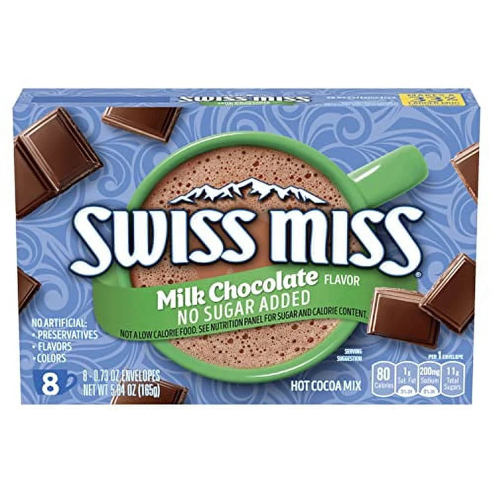 Milk Chocolate Hot Cocoa Mix, 0.73 oz. 8-Count (Pack of 12) B9901